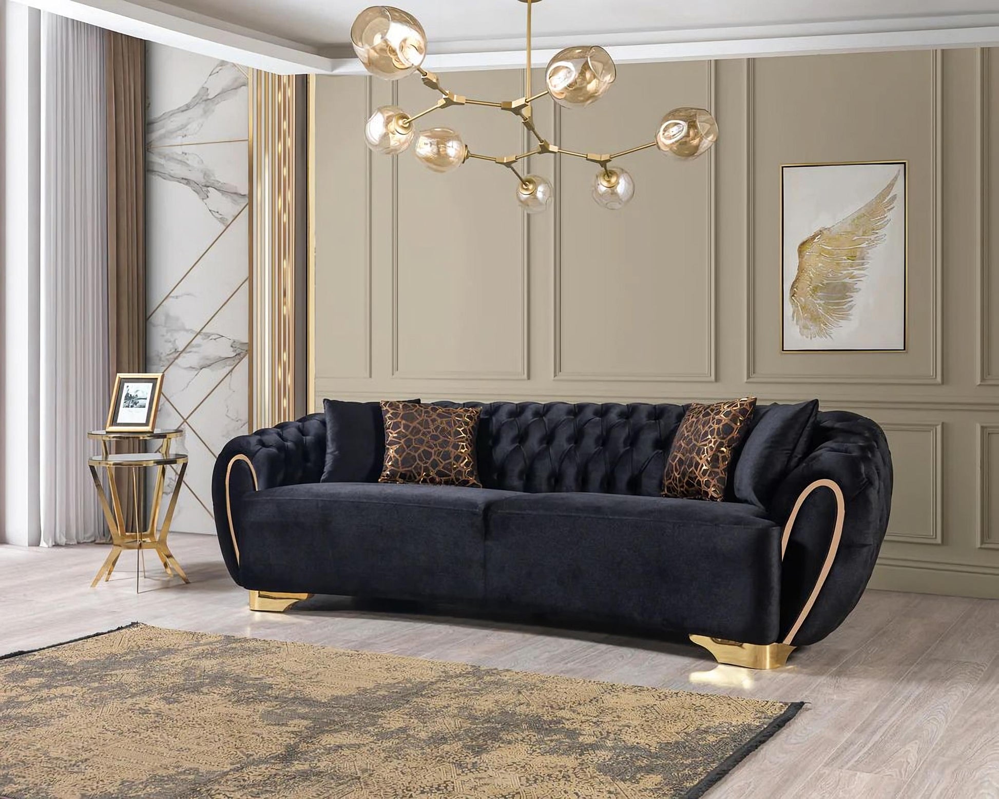 Victoria Velvet Sofa & Loveseat