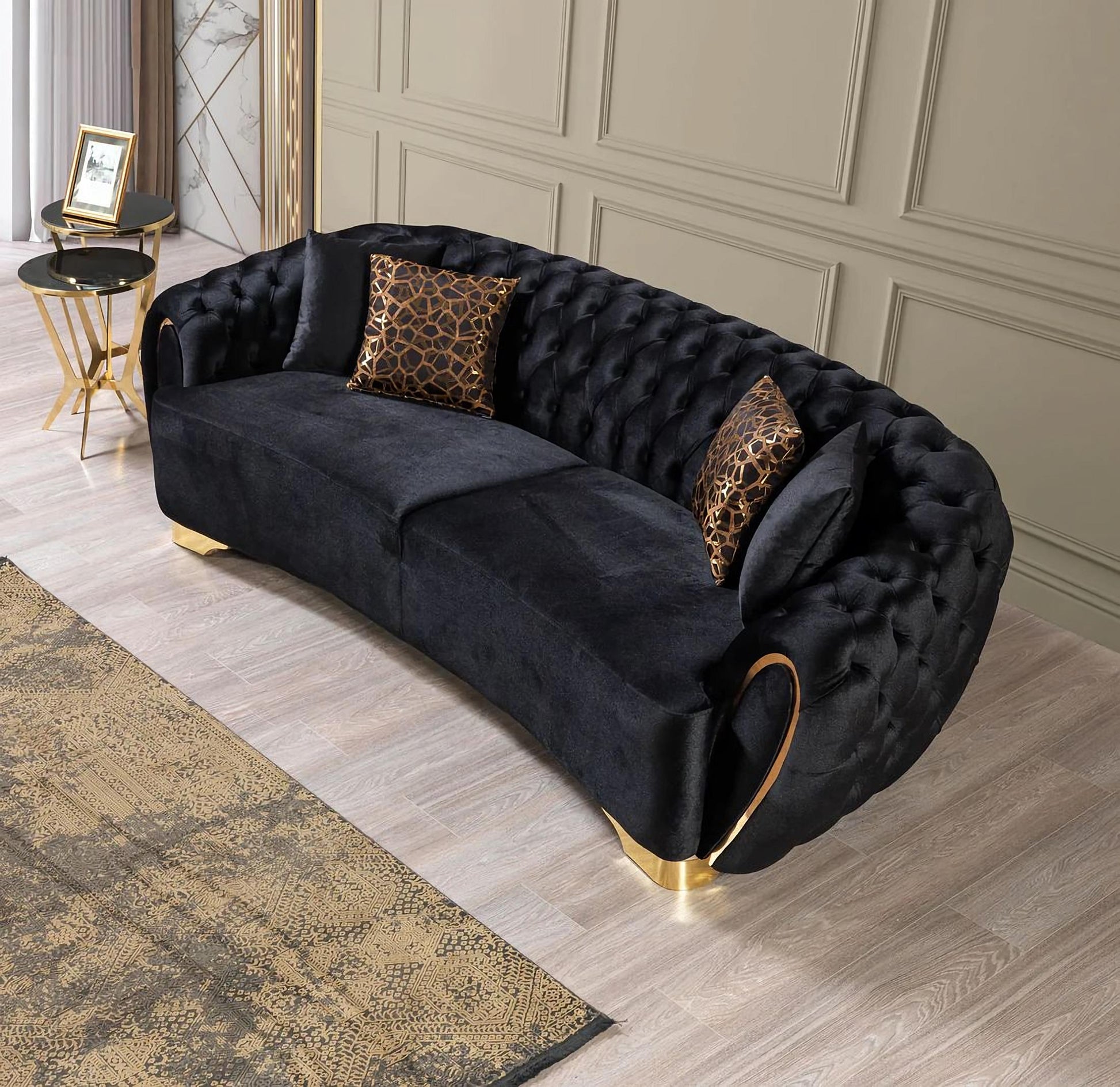 Victoria Velvet Sofa & Loveseat