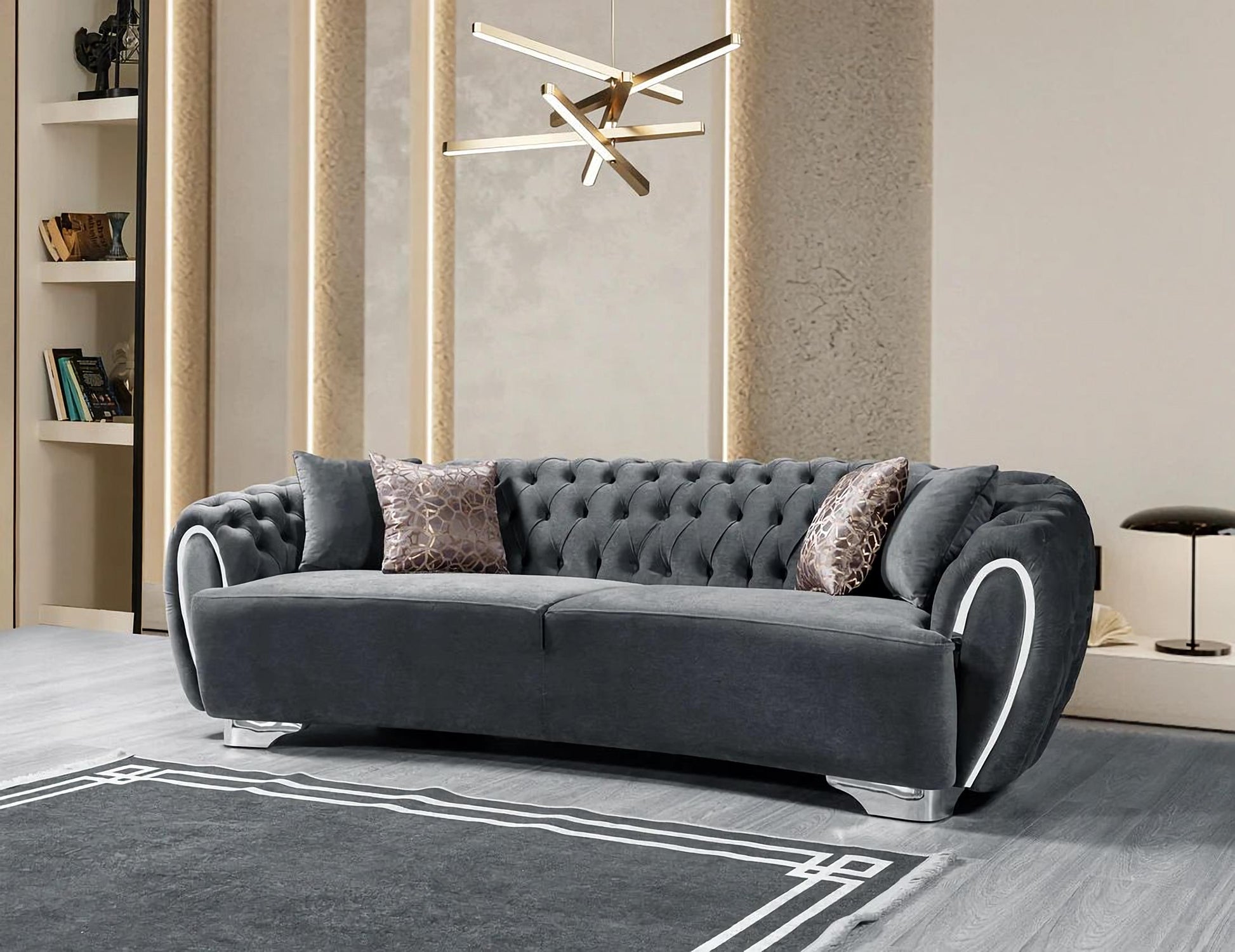 Victoria Velvet Sofa & Loveseat