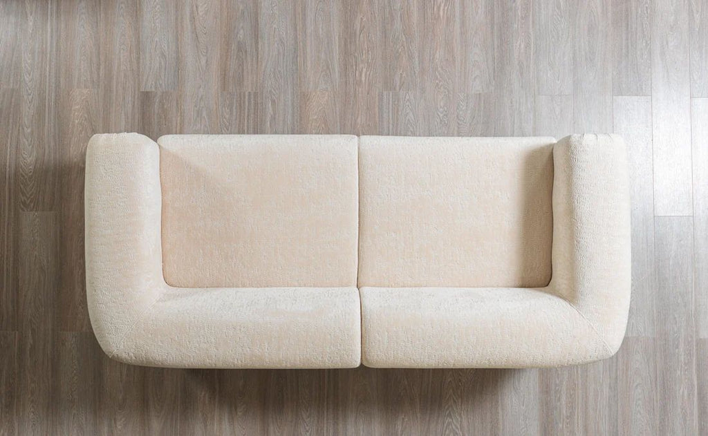 Brenda Ivory Boucle Sofa & Loveseat Set