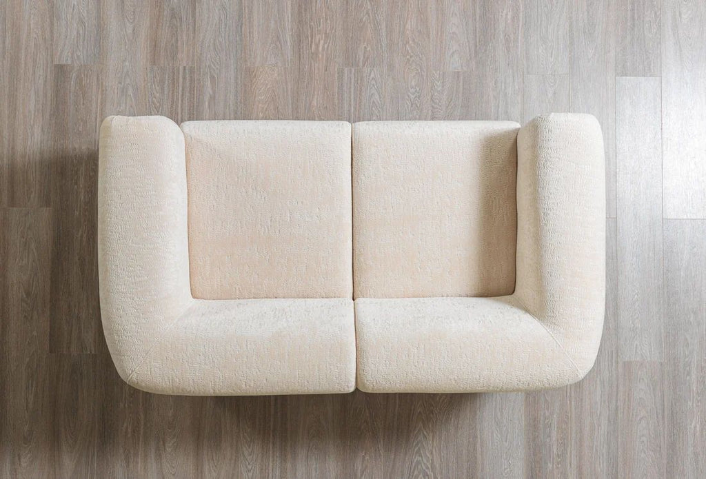 Brenda Ivory Boucle Sofa Loveseat