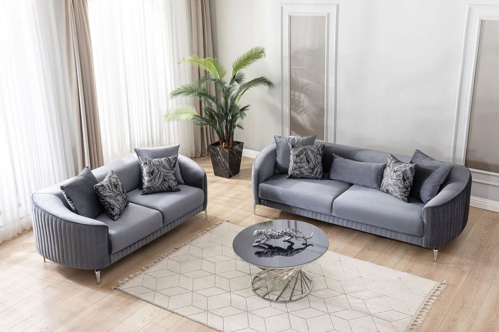 Angela Sofa and Loveseat Set