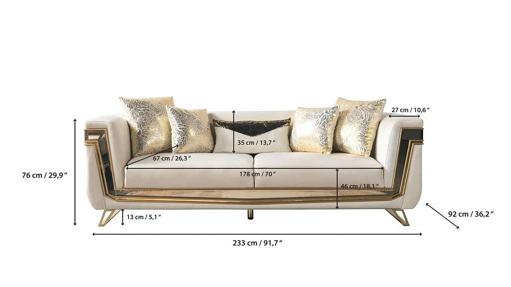 Anica Sofa And Loveseat