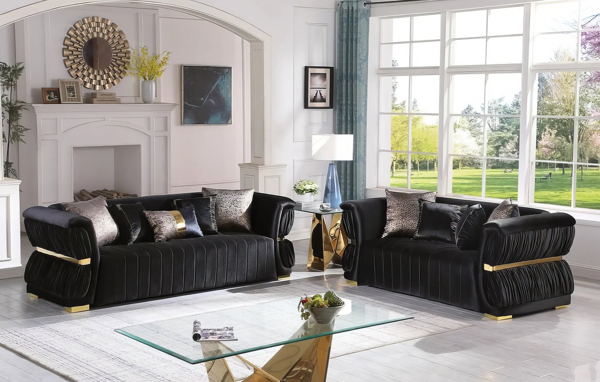 Anna sofa and loveseat