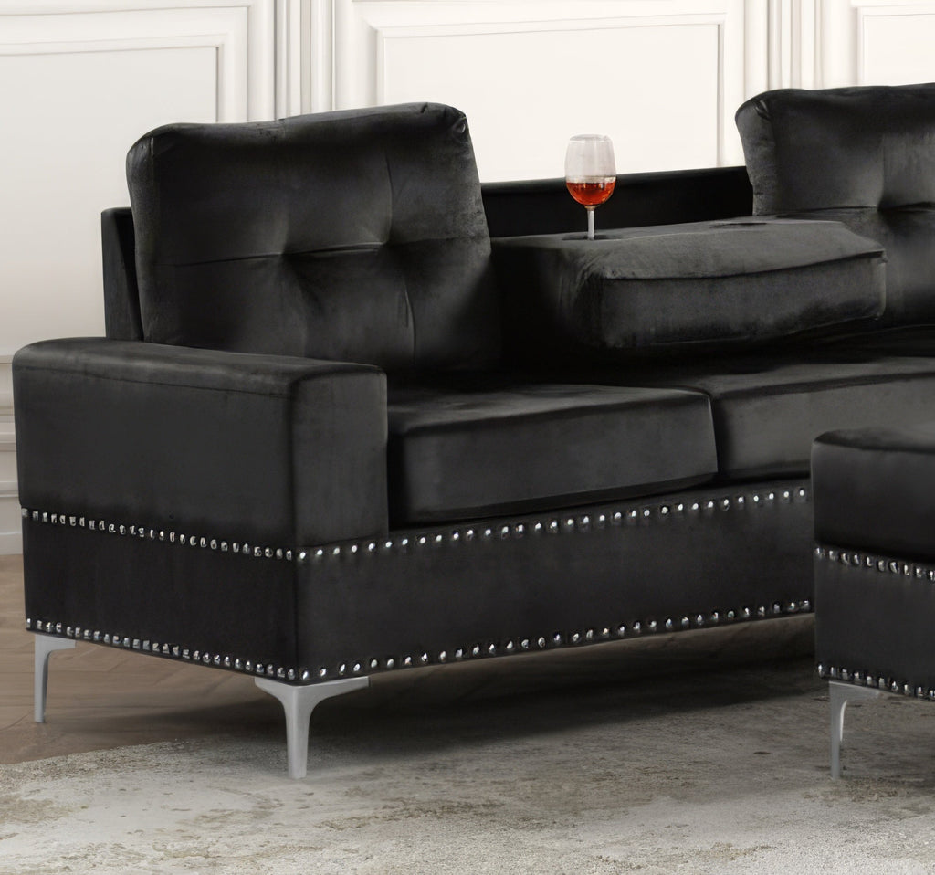 Anserra Reversible Sectional + Ottoman Set