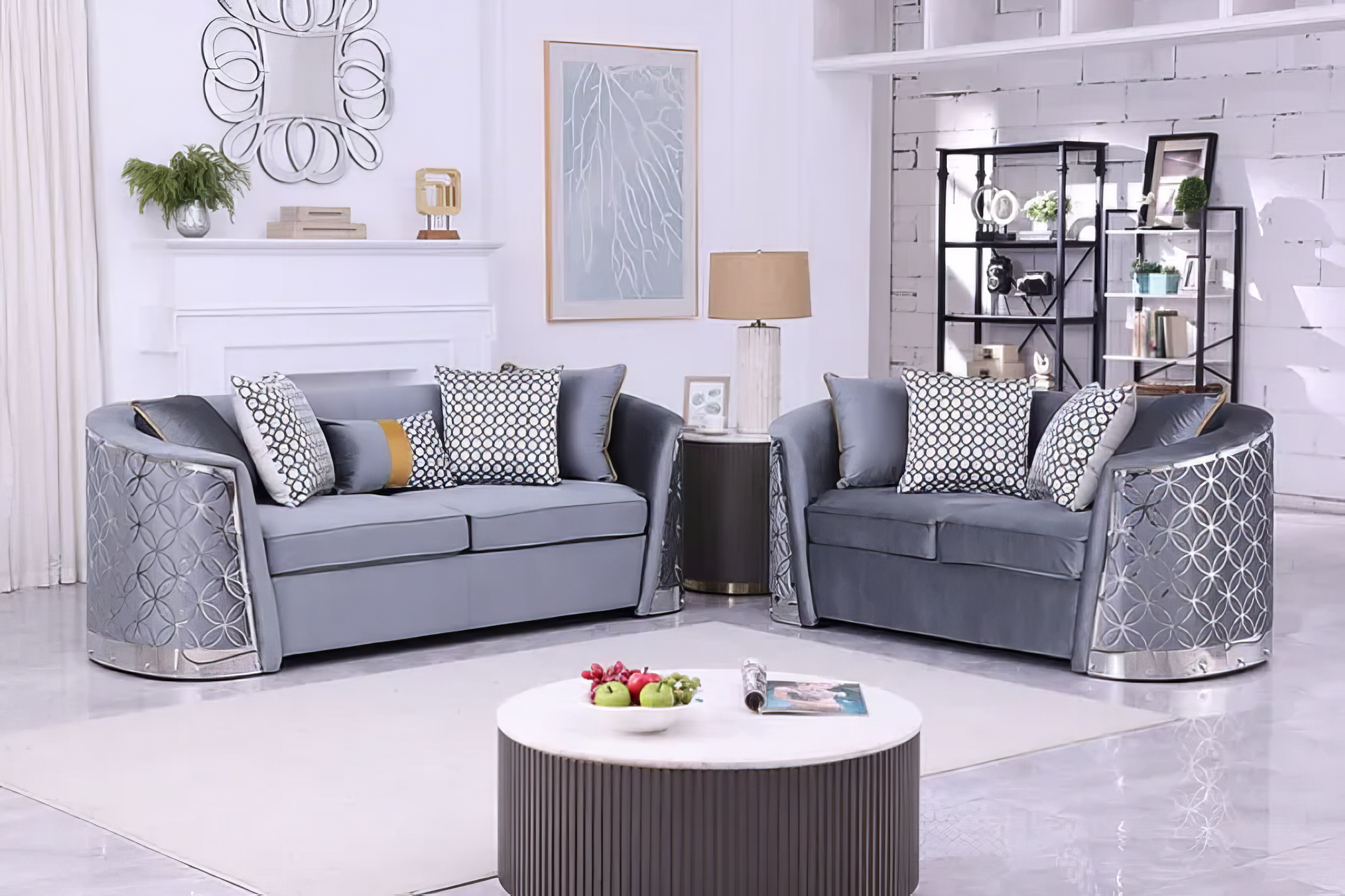 Athena Sofa and Loveseat