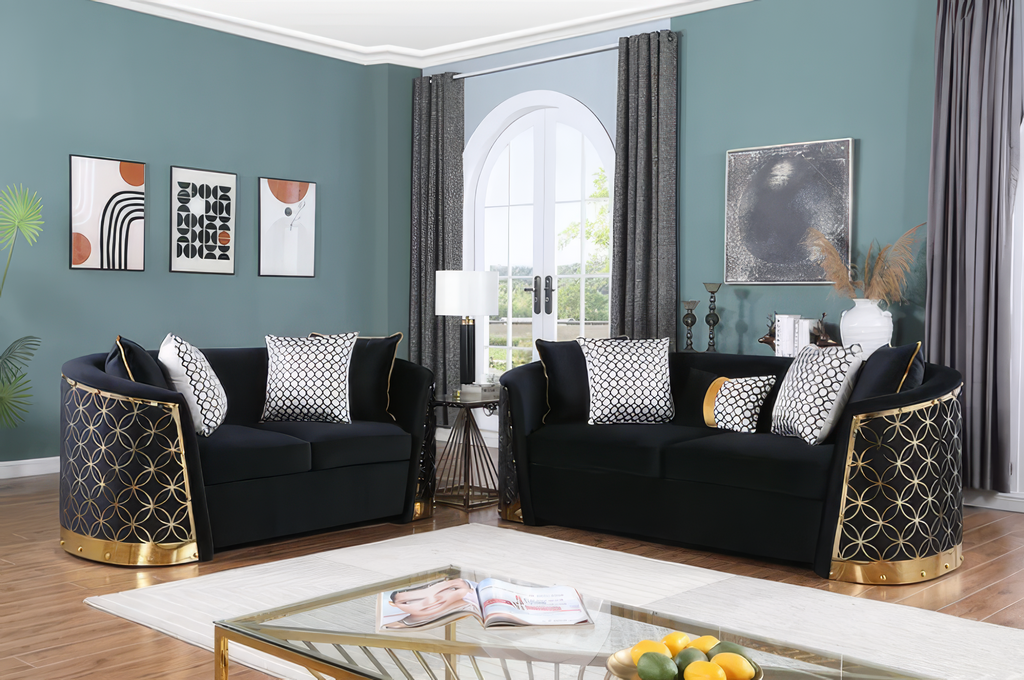 Athena Sofa and Loveseat