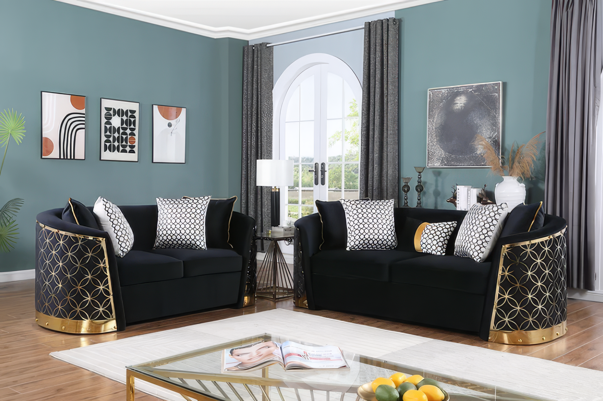 Athena Sofa and Loveseat