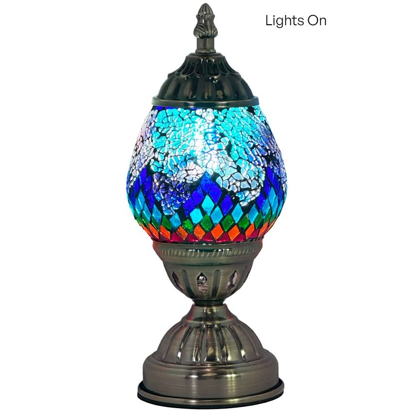 Tiffany style Lamp with Mosaic Glasses