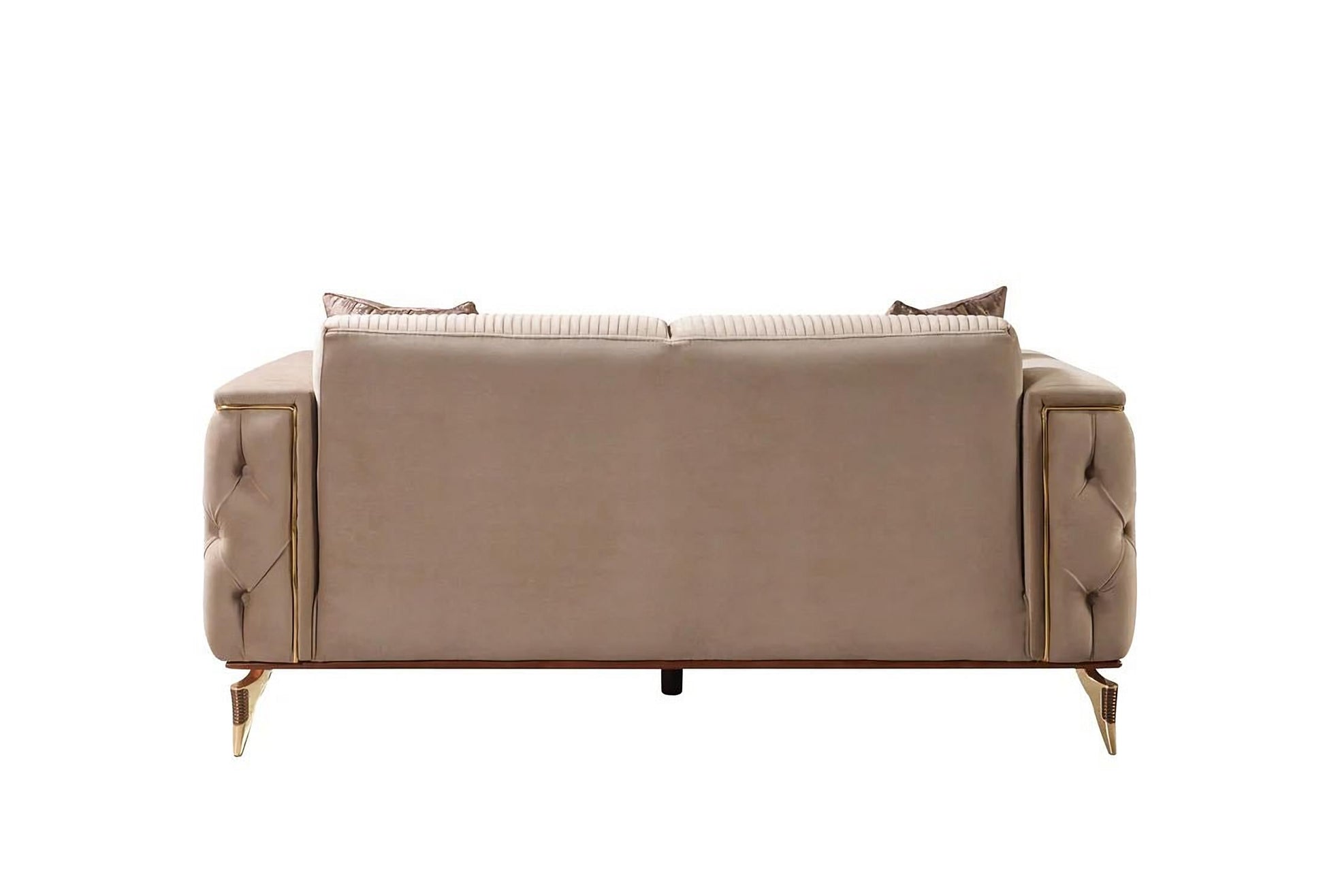 Belinda Coffee Velvet Sofa & Loveseat