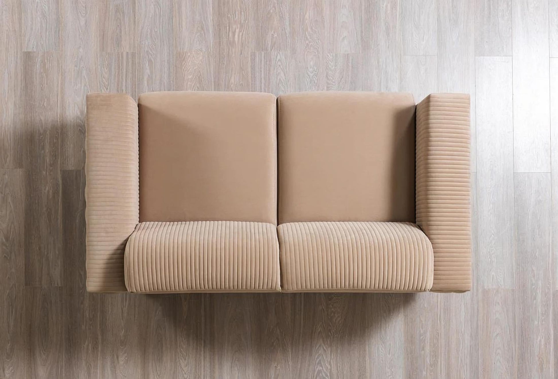 Belinda Coffee Velvet Sofa & Loveseat