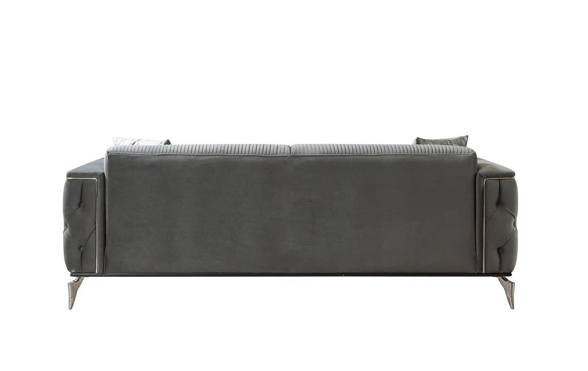 Belinda Gray Velvet Sofa & Loveseat