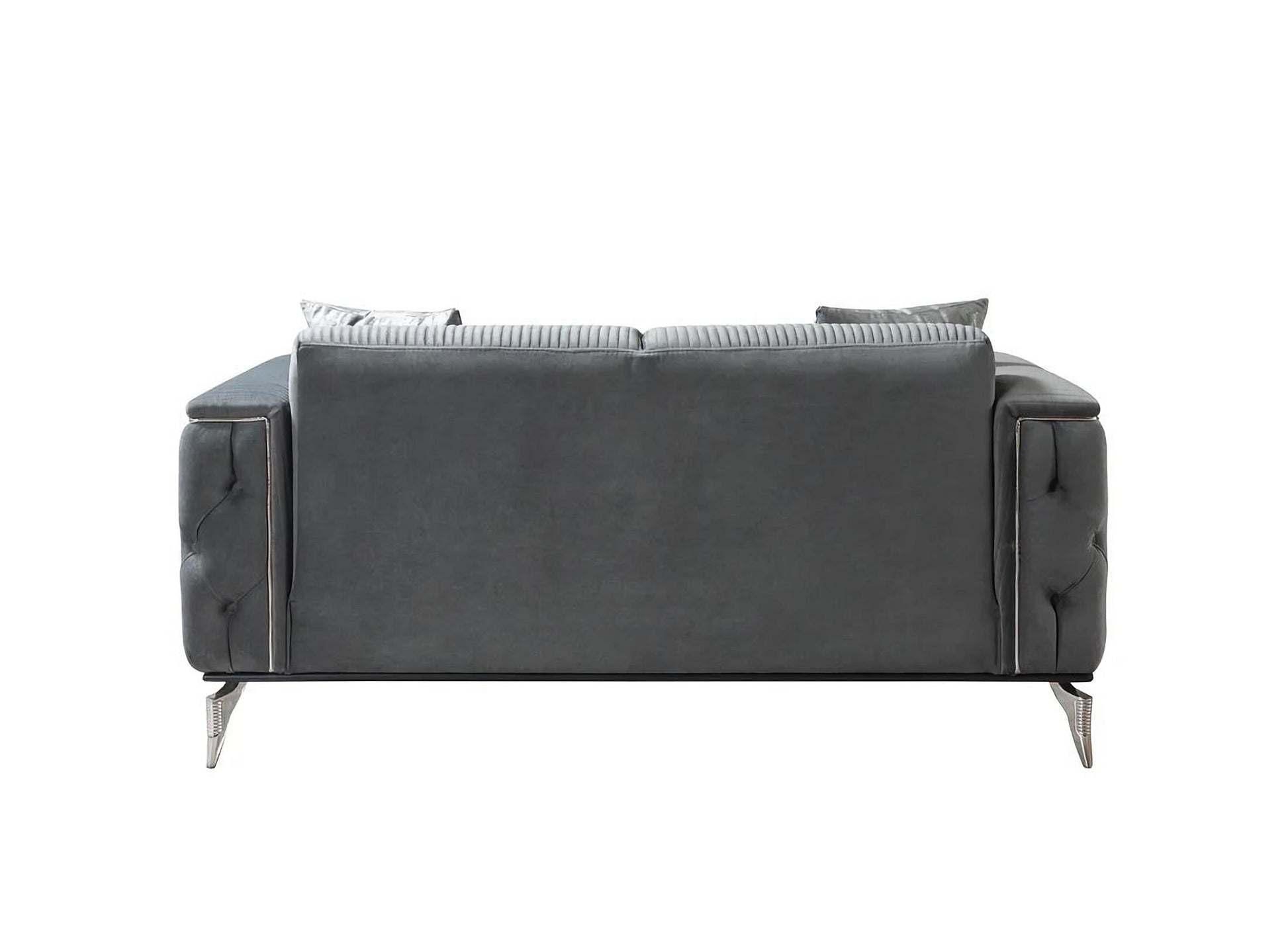 Belinda Gray Velvet Sofa & Loveseat