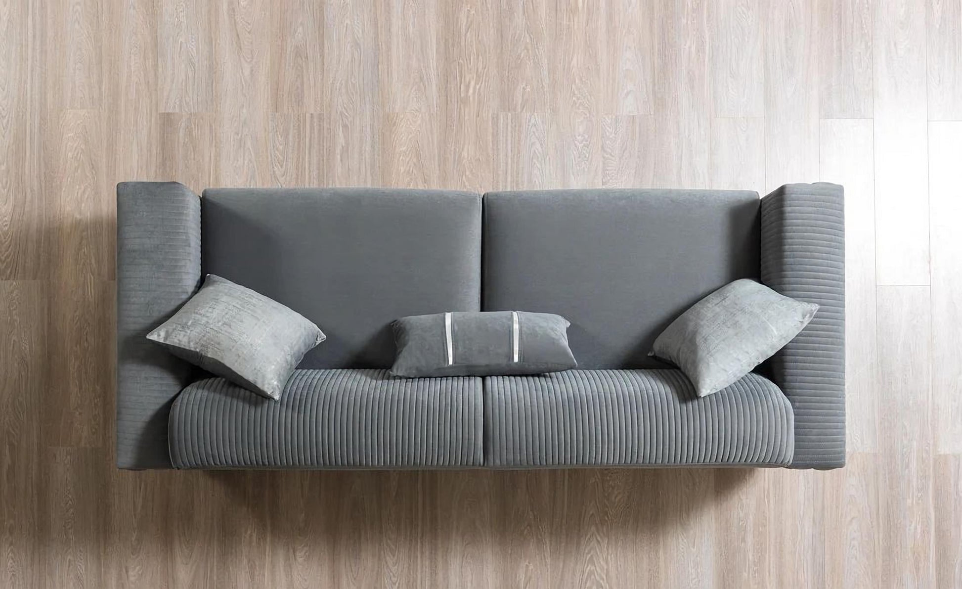 Belinda Gray Velvet Sofa & Loveseat