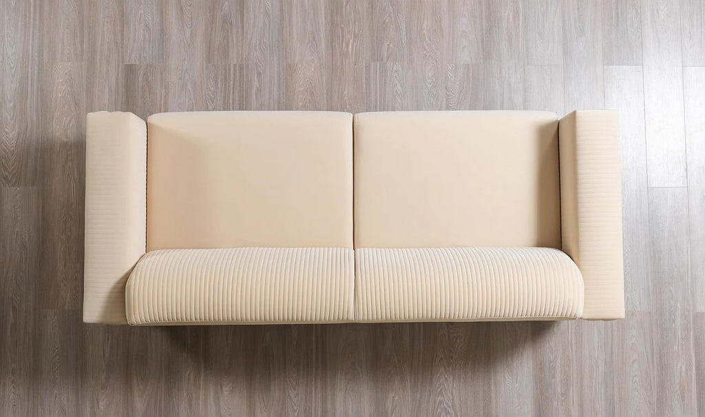 Belinda Ivory Velvet Sofa & Loveseat