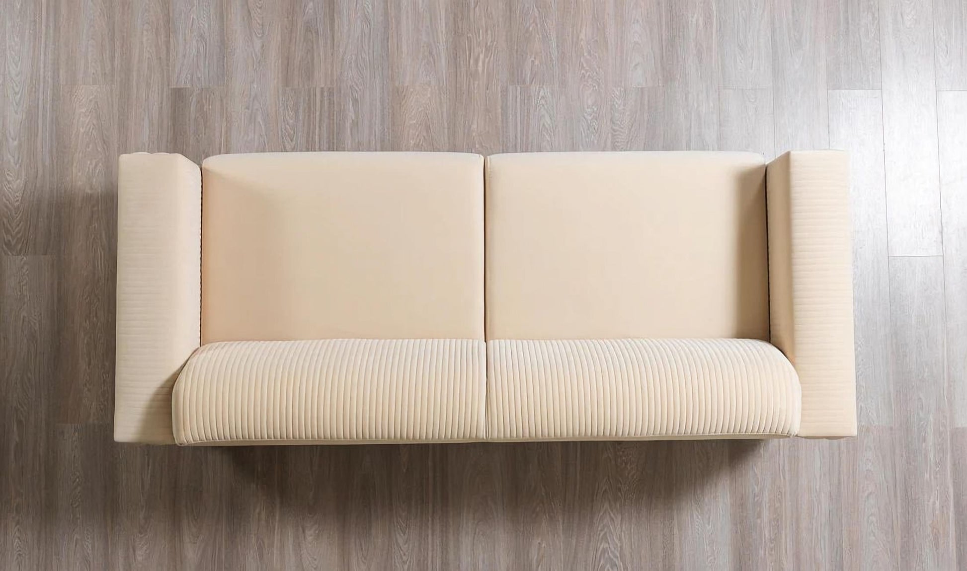 Belinda Ivory Velvet Sofa & Loveseat