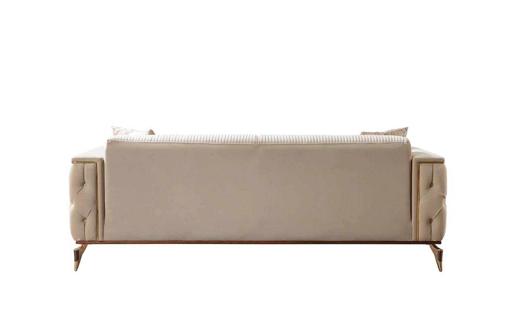 Belinda Ivory Velvet Sofa & Loveseat