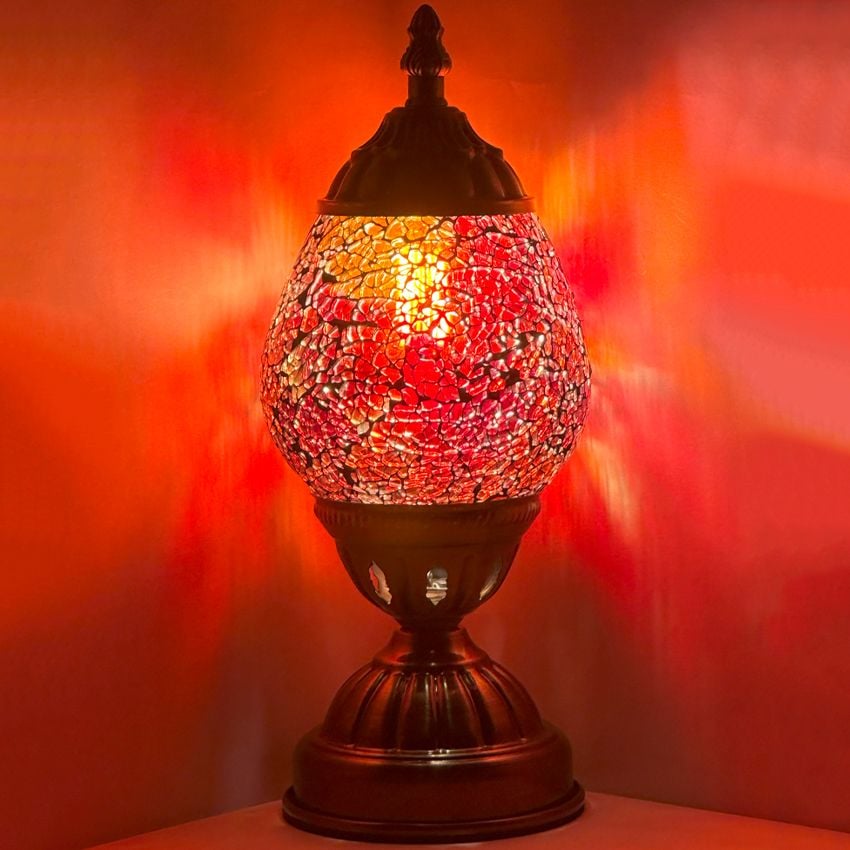 Turkish Lamps with Cosmic Red