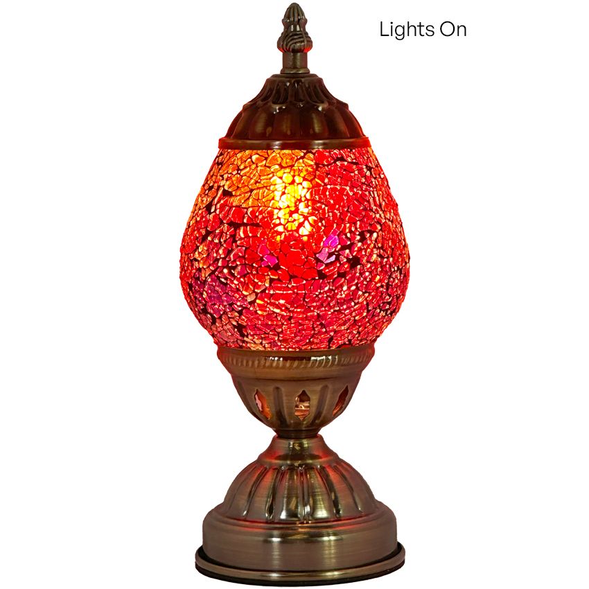 Turkish Lamps with Cosmic Red