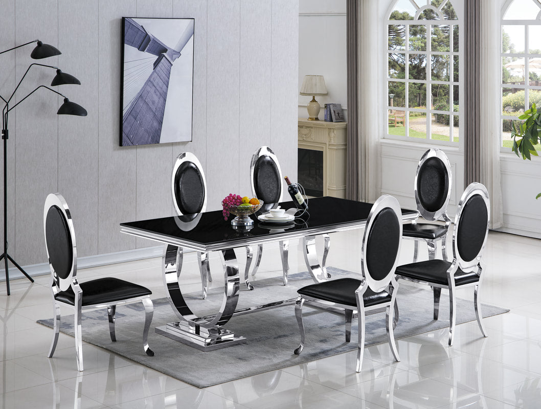 Orleans Black Dining set