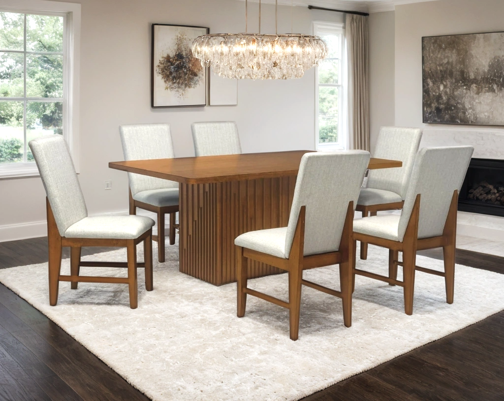 D2800 Dining Table + 6 Chair Set