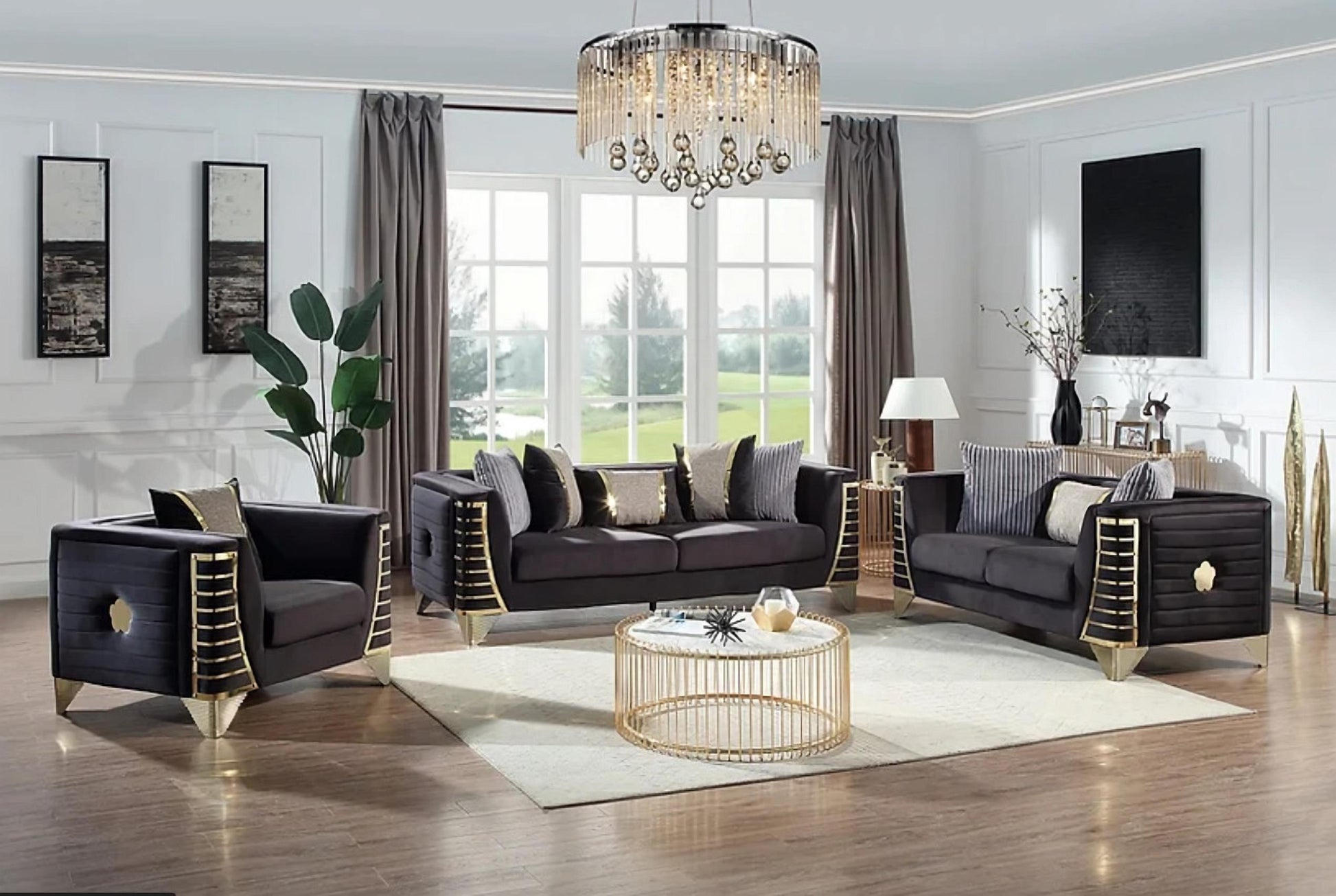 Donovan Sofa and Loveseat