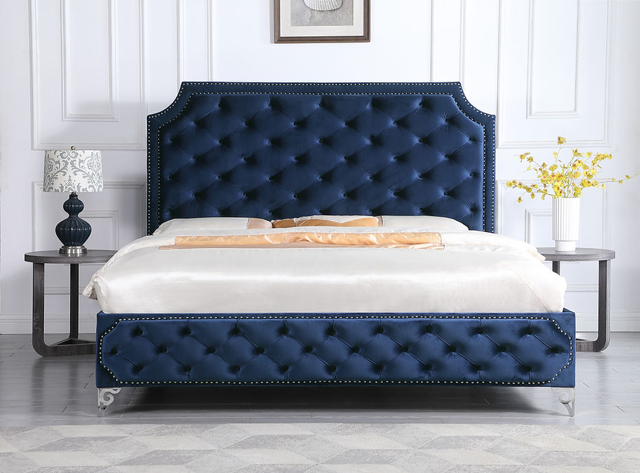 Leilah Velvet Bed