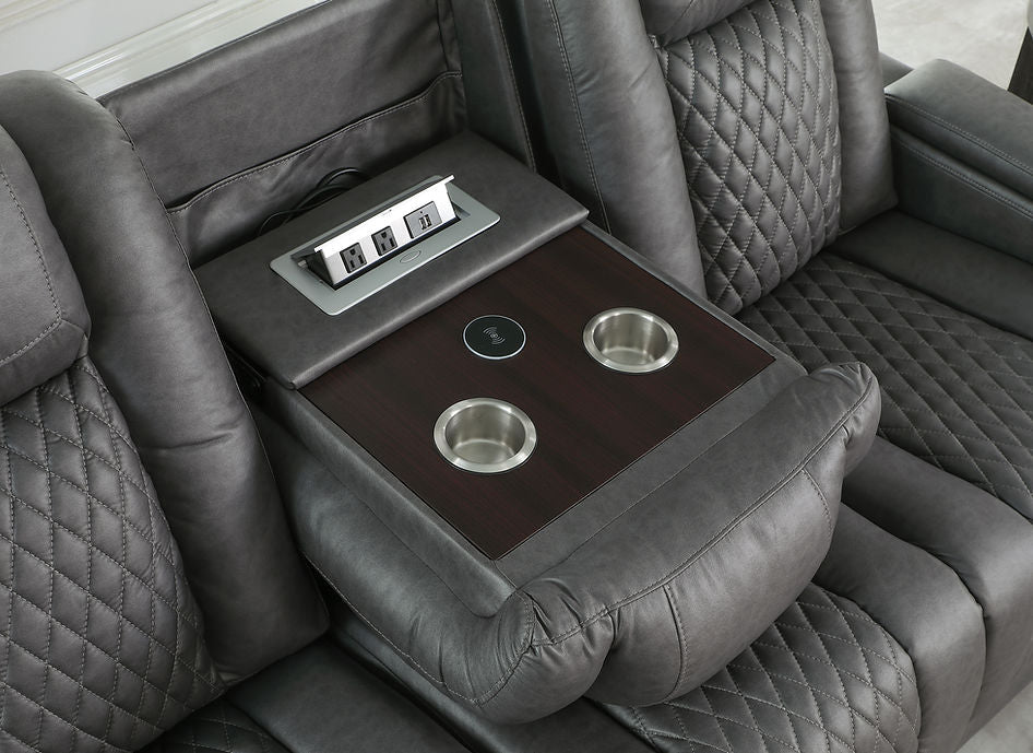 Ash reclining living room set