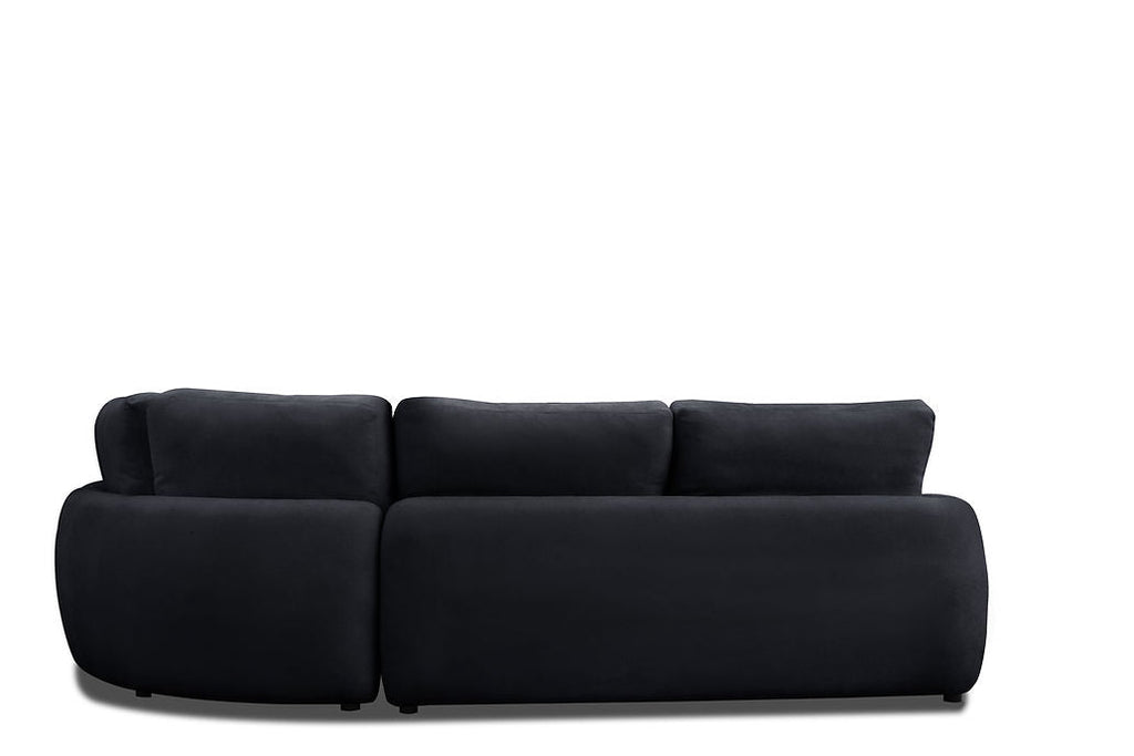 Sky black sectional
