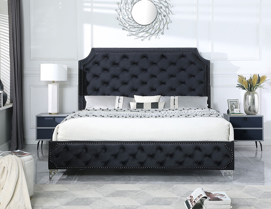 Leilah Velvet Bed