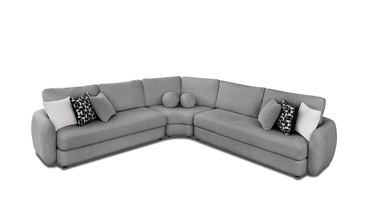 Sky gray sectional