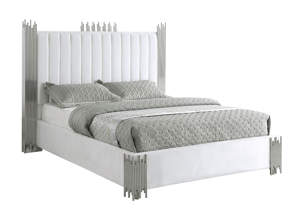 Token white bed frame