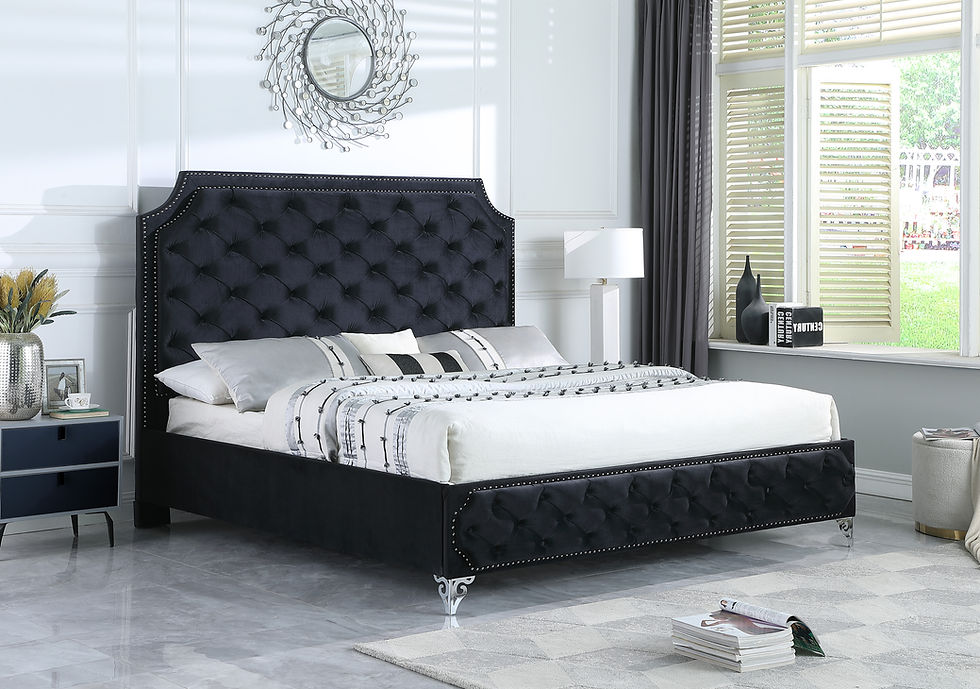 Leilah Velvet Bed