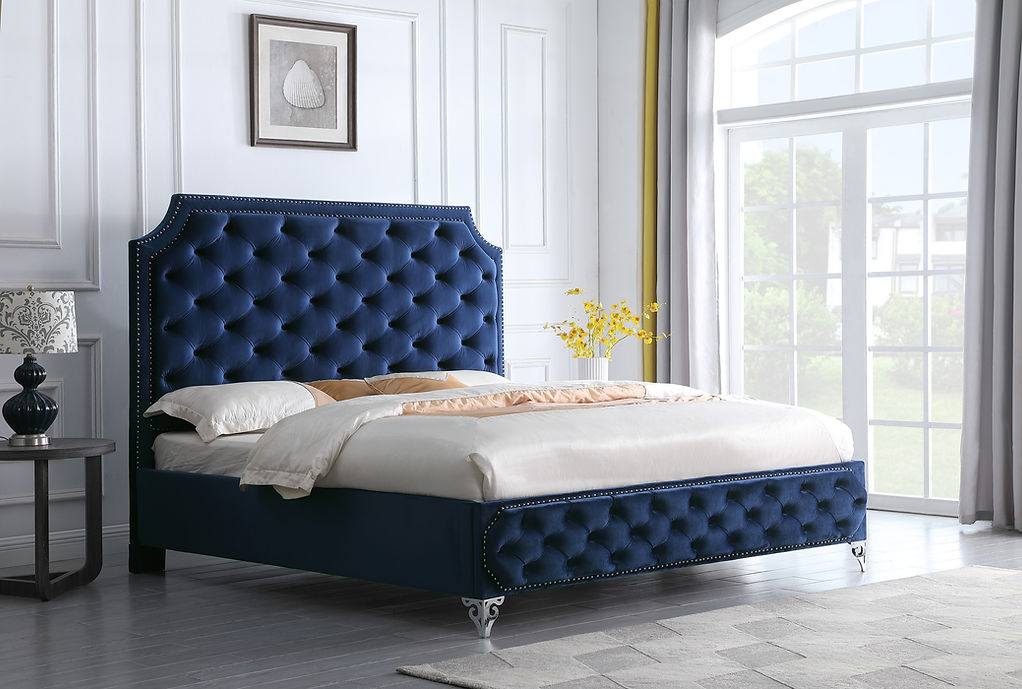 Leilah Velvet Bed