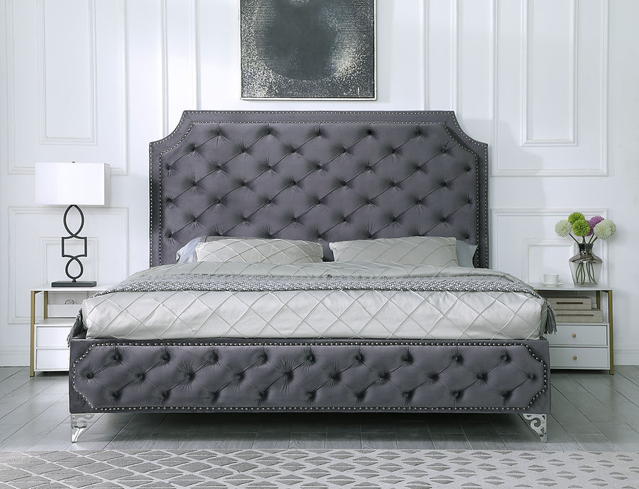 Leilah Velvet Bed