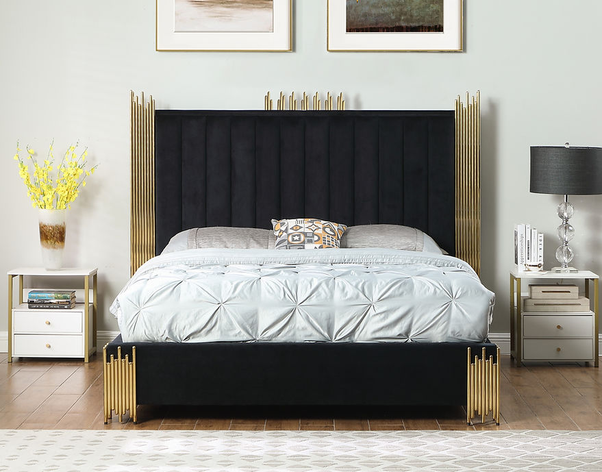 Token black bed frame