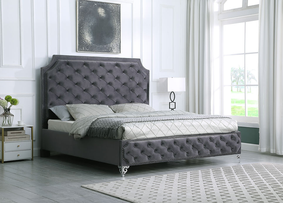 Leilah Velvet Bed