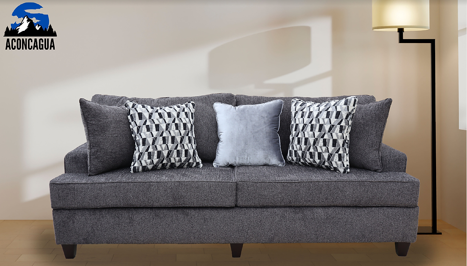 Sofa & Loveseat Atlantic Charcoal (Oversized)