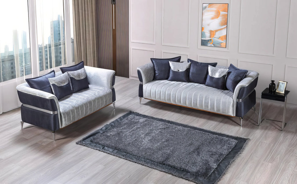 Leina Sofa  -Loveseat set