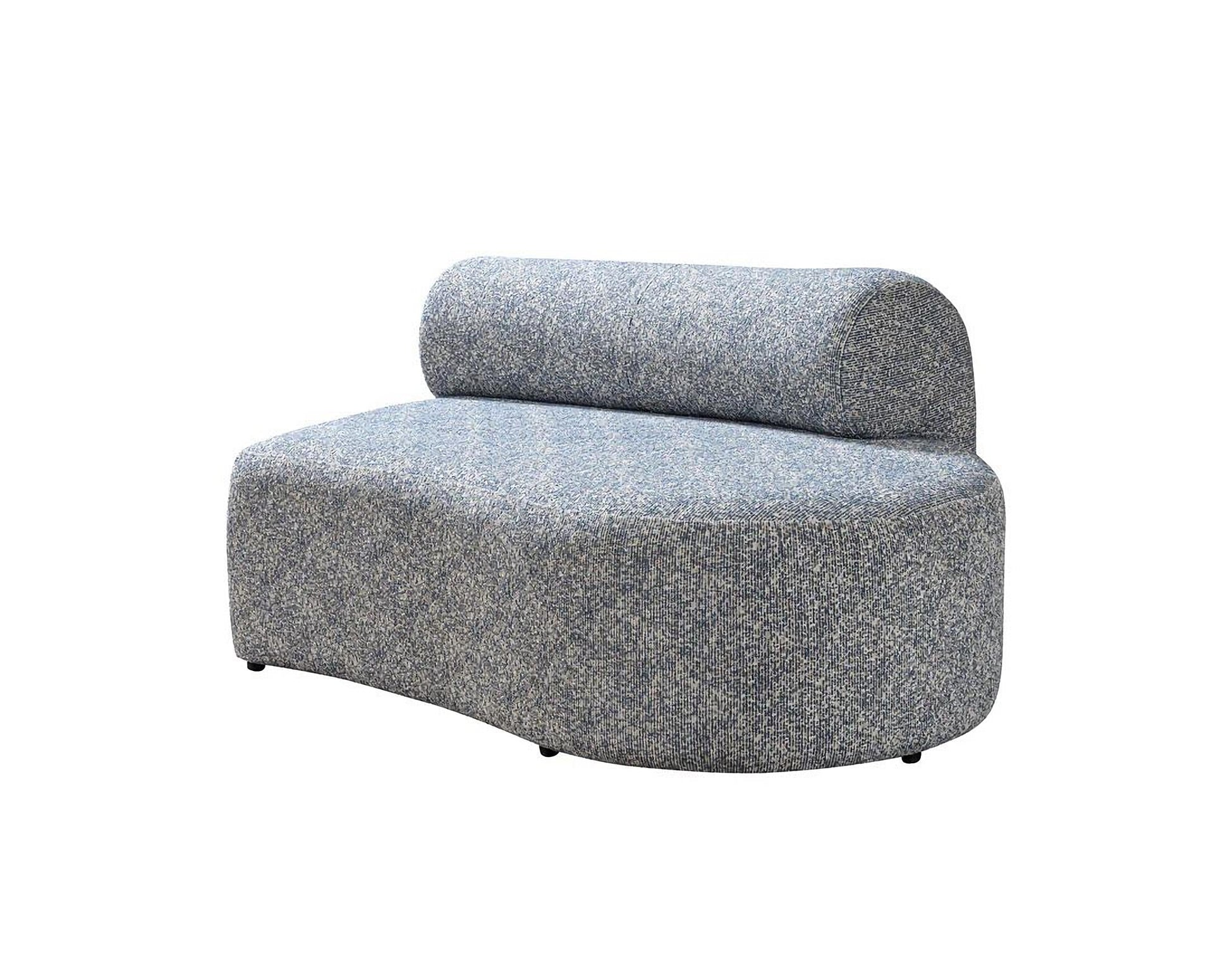 Lena Boucle 3-Piece Curved Sectional