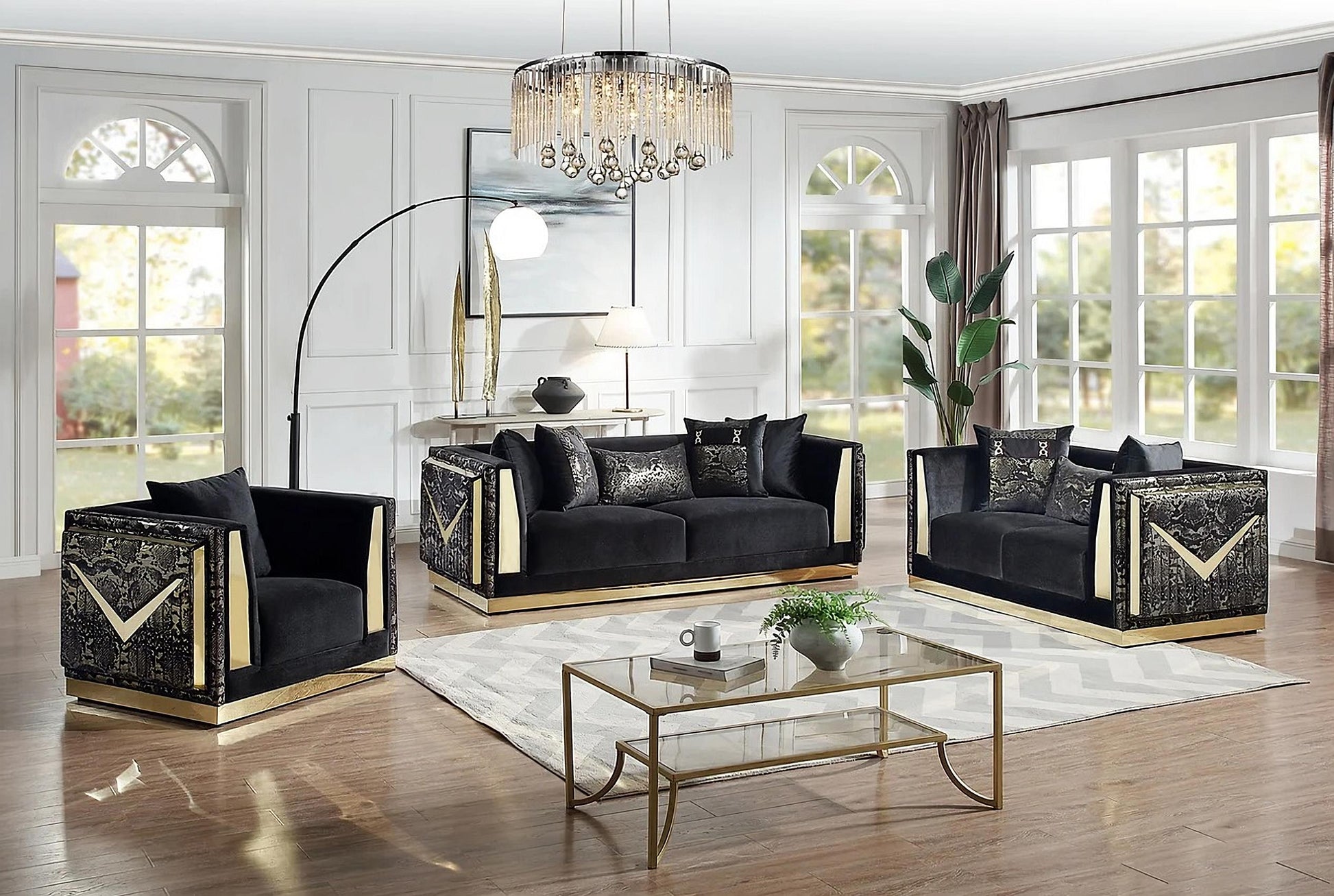 Monaco Sofa and Loveseat