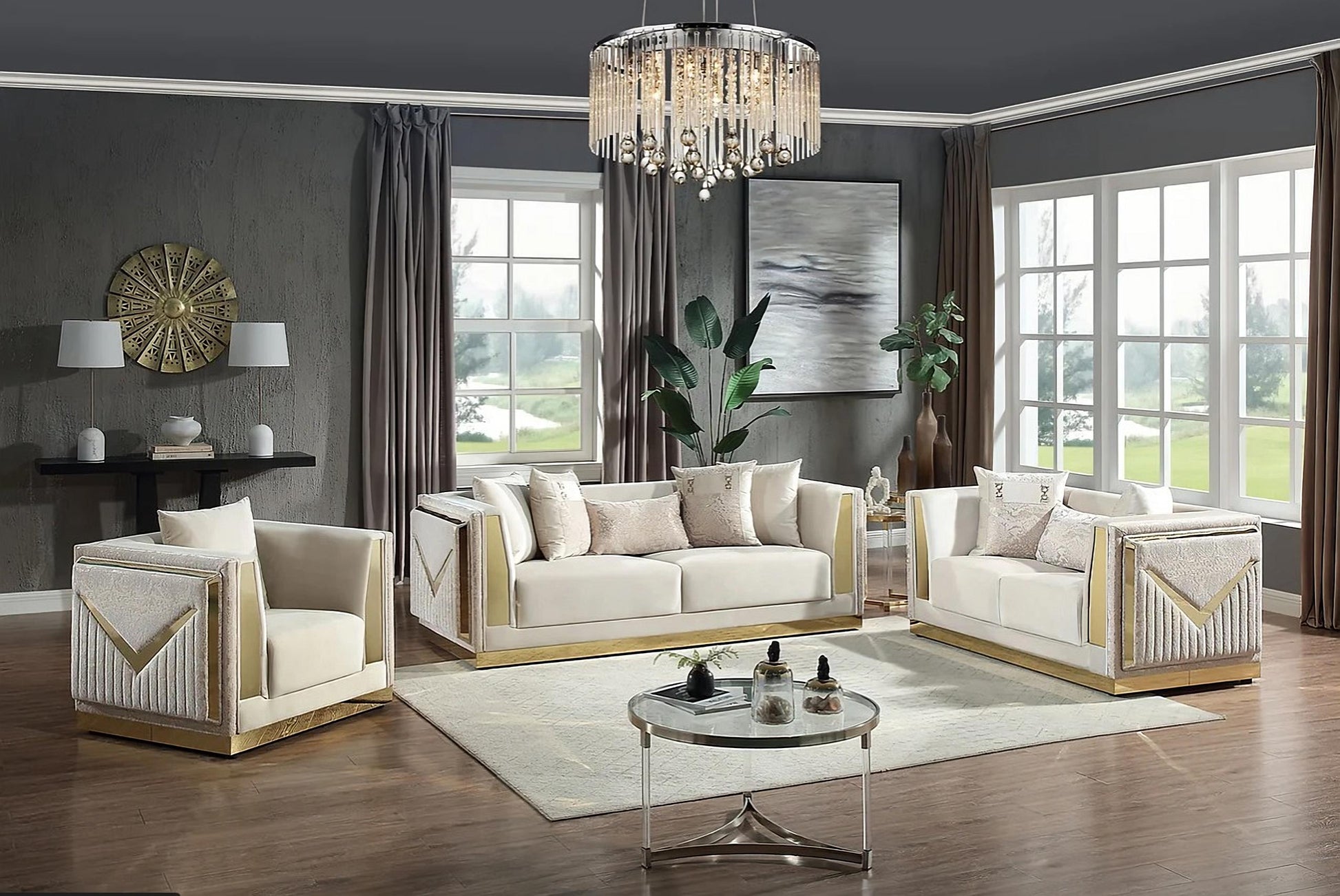 Monaco Sofa and Loveseat