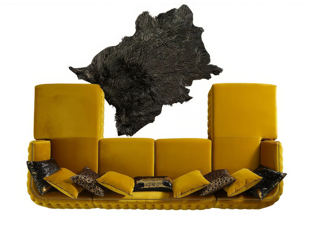 Sicilya Sectional Mustard