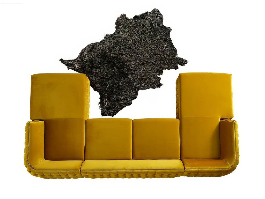 Sicilya Sectional Mustard
