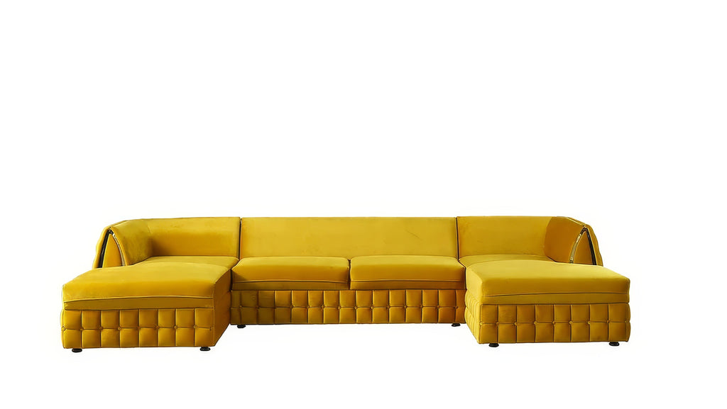 Sicilya Sectional Mustard