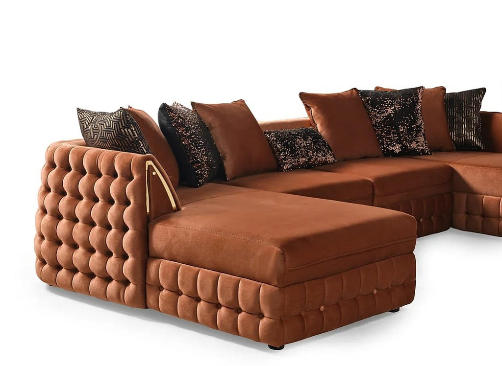 Sicilya Orange Sectional