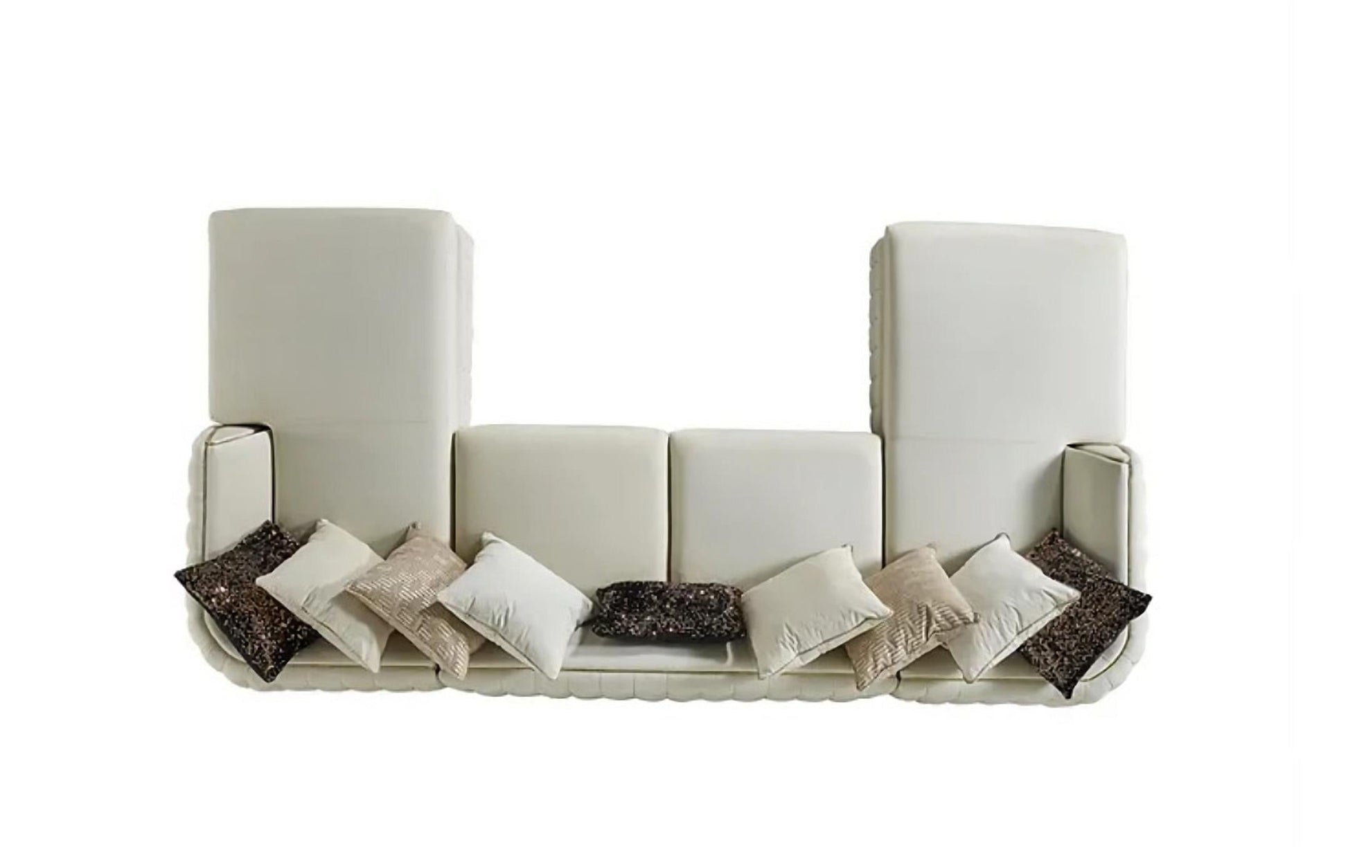 Sicilya Off White Sectional