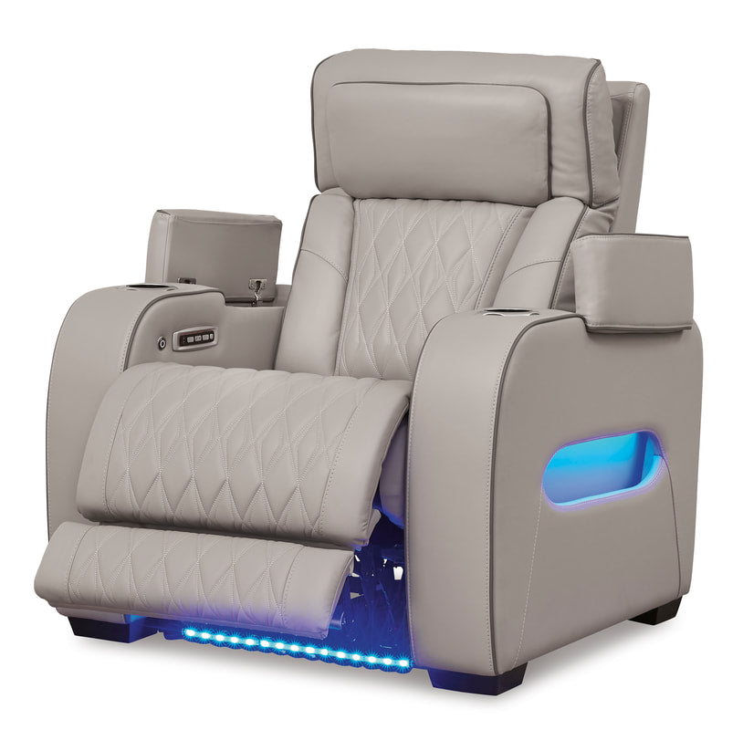 U271-05 Power Reclining Set Genuine Leather + Air Massage